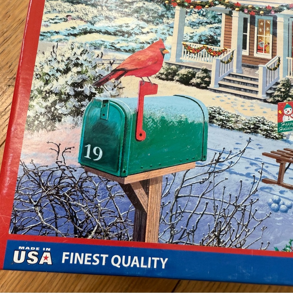 WHITE MOUNTAIN 1000pc Family Christmas jigsaw puzzle - Picture 2 of 7